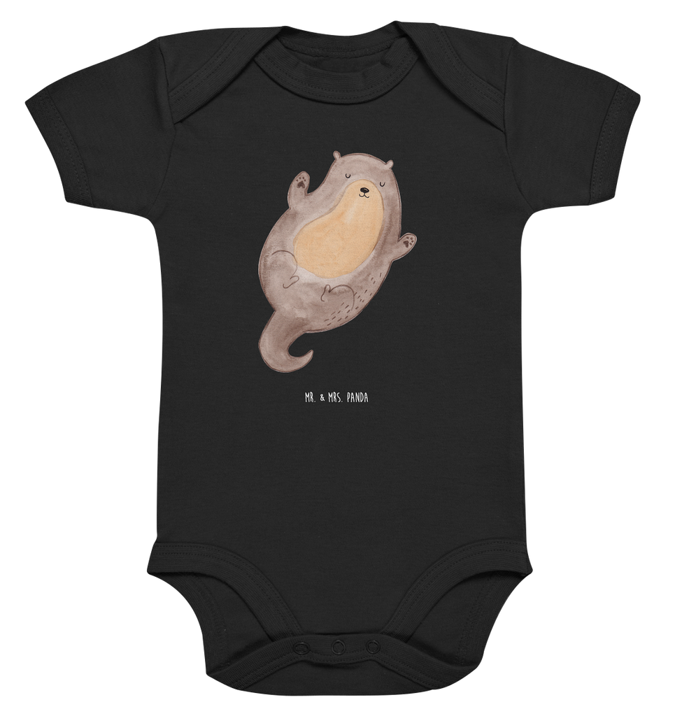 Organic Baby Body Otter Umarmen Babykleidung, Babystrampler, Strampler, Wickelbody, Baby Erstausstattung, Junge, Mädchen, Otter, Fischotter, Seeotter, Otter Seeotter See Otter