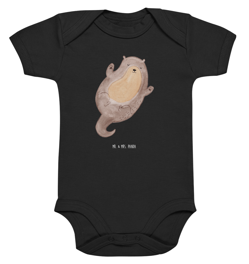 Organic Baby Body Otter Umarmen Babykleidung, Babystrampler, Strampler, Wickelbody, Baby Erstausstattung, Junge, Mädchen, Otter, Fischotter, Seeotter, Otter Seeotter See Otter