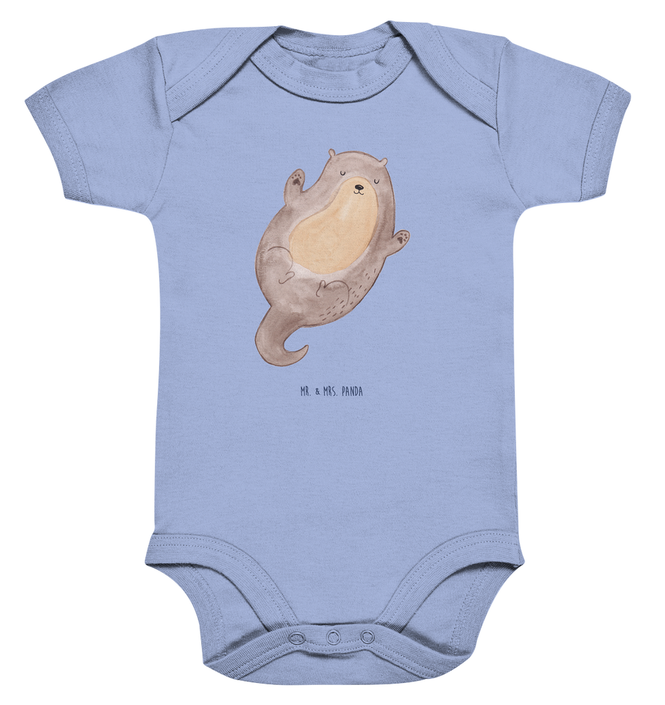 Organic Baby Body Otter Umarmen Babykleidung, Babystrampler, Strampler, Wickelbody, Baby Erstausstattung, Junge, Mädchen, Otter, Fischotter, Seeotter, Otter Seeotter See Otter