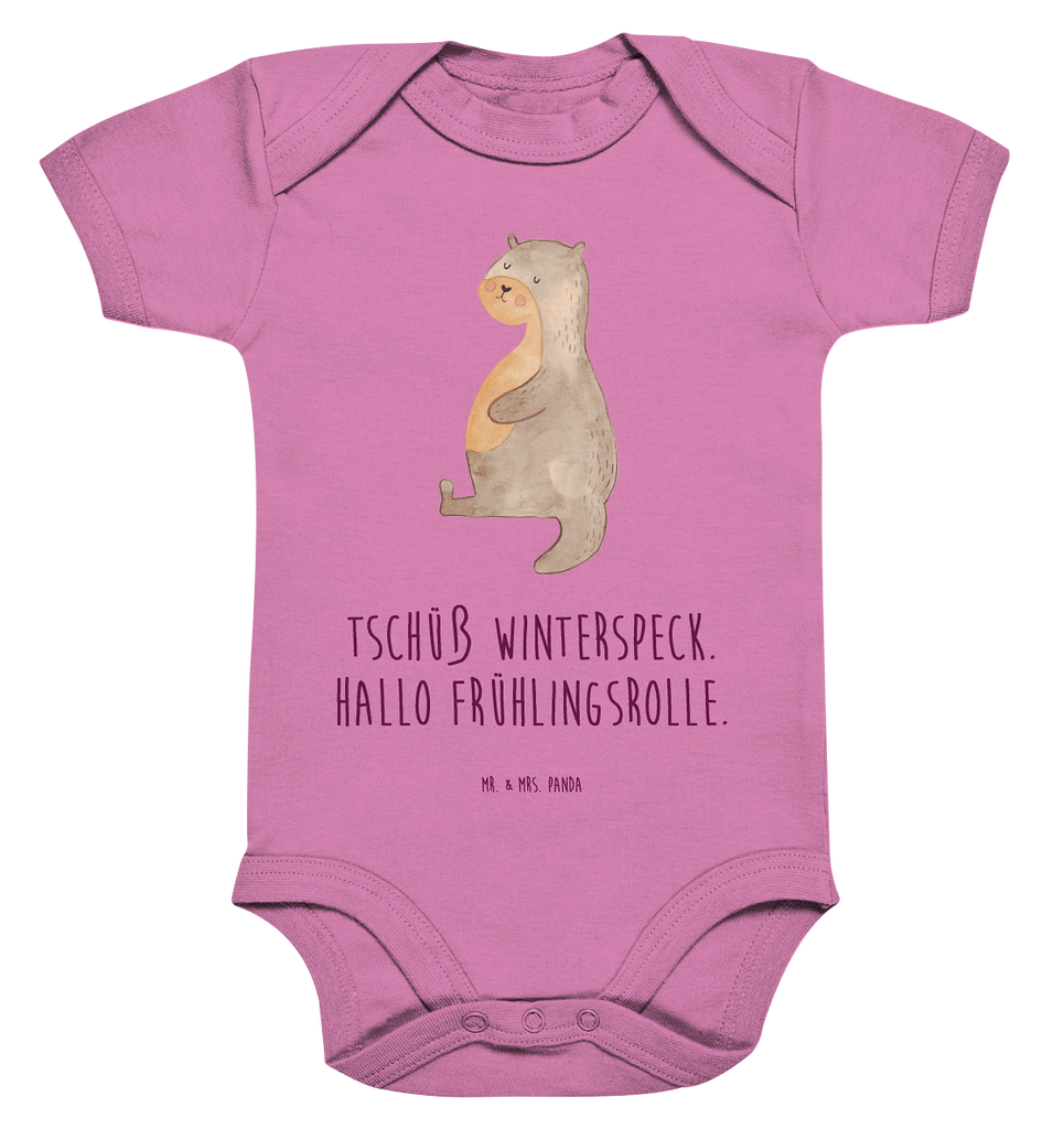 Organic Baby Body Otter Bauch Babykleidung, Babystrampler, Strampler, Wickelbody, Baby Erstausstattung, Junge, Mädchen, Otter, Fischotter, Seeotter, Otter Seeotter See Otter