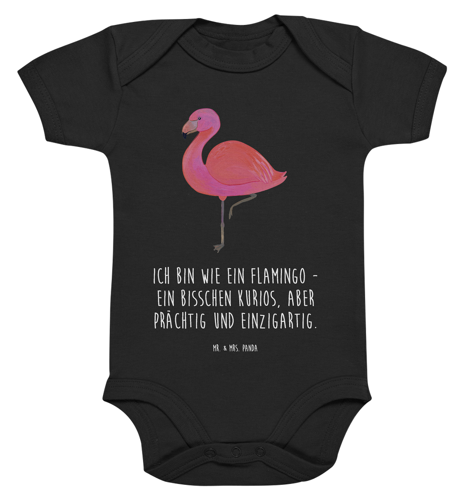 Organic Baby Body Flamingo classic Babykleidung, Babystrampler, Strampler, Wickelbody, Baby Erstausstattung, Junge, Mädchen, Flamingo, Einzigartig, Selbstliebe, Stolz, ich, für mich, Spruch, Freundin, Freundinnen, Außenseiter, Sohn, Tochter, Geschwister