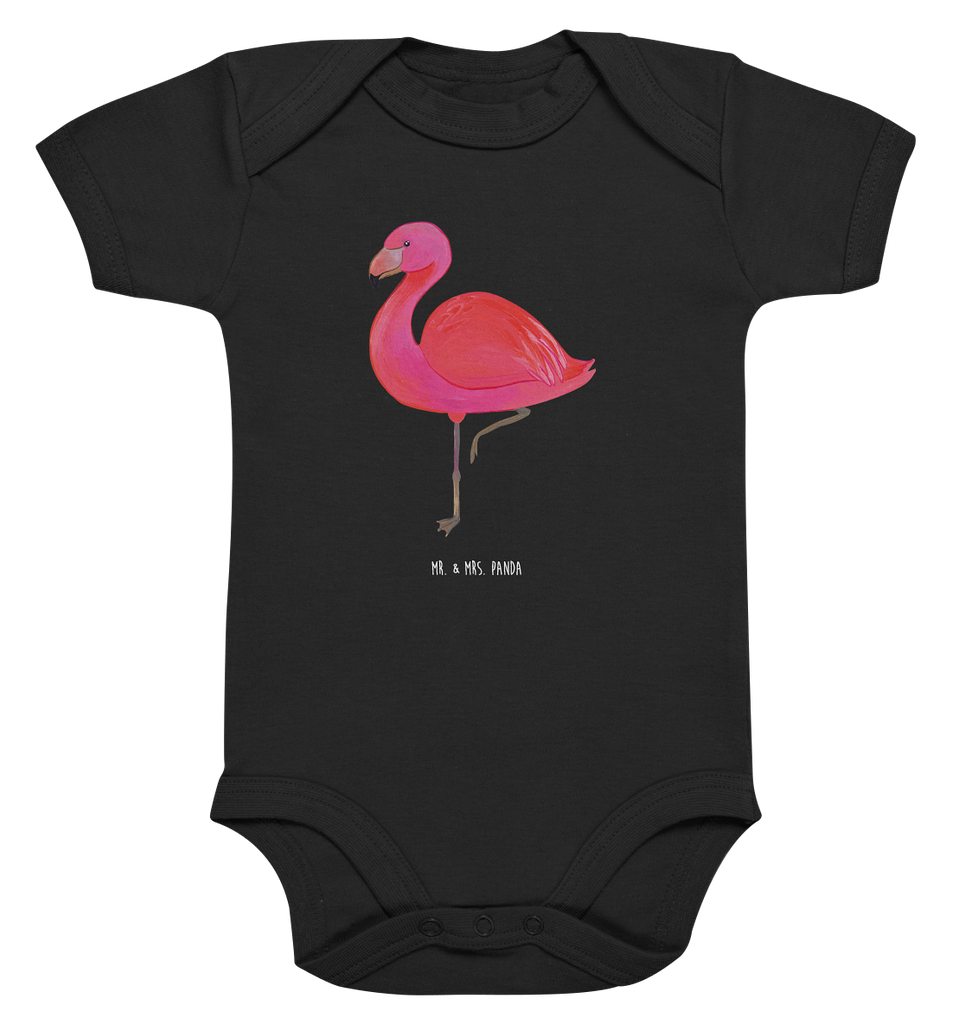 Organic Baby Body Flamingo classic Babykleidung, Babystrampler, Strampler, Wickelbody, Baby Erstausstattung, Junge, Mädchen, Flamingo, Einzigartig, Selbstliebe, Stolz, ich, für mich, Spruch, Freundin, Freundinnen, Außenseiter, Sohn, Tochter, Geschwister