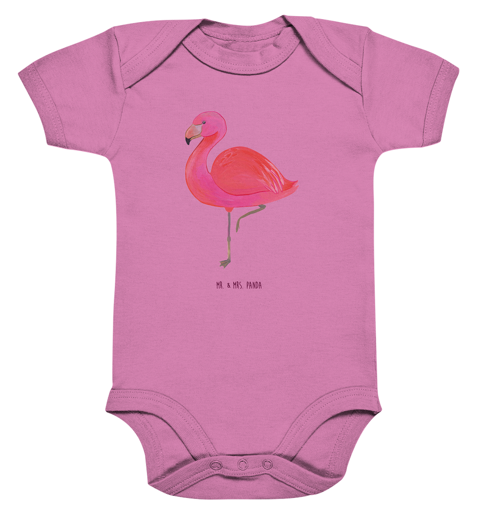 Organic Baby Body Flamingo classic Babykleidung, Babystrampler, Strampler, Wickelbody, Baby Erstausstattung, Junge, Mädchen, Flamingo, Einzigartig, Selbstliebe, Stolz, ich, für mich, Spruch, Freundin, Freundinnen, Außenseiter, Sohn, Tochter, Geschwister