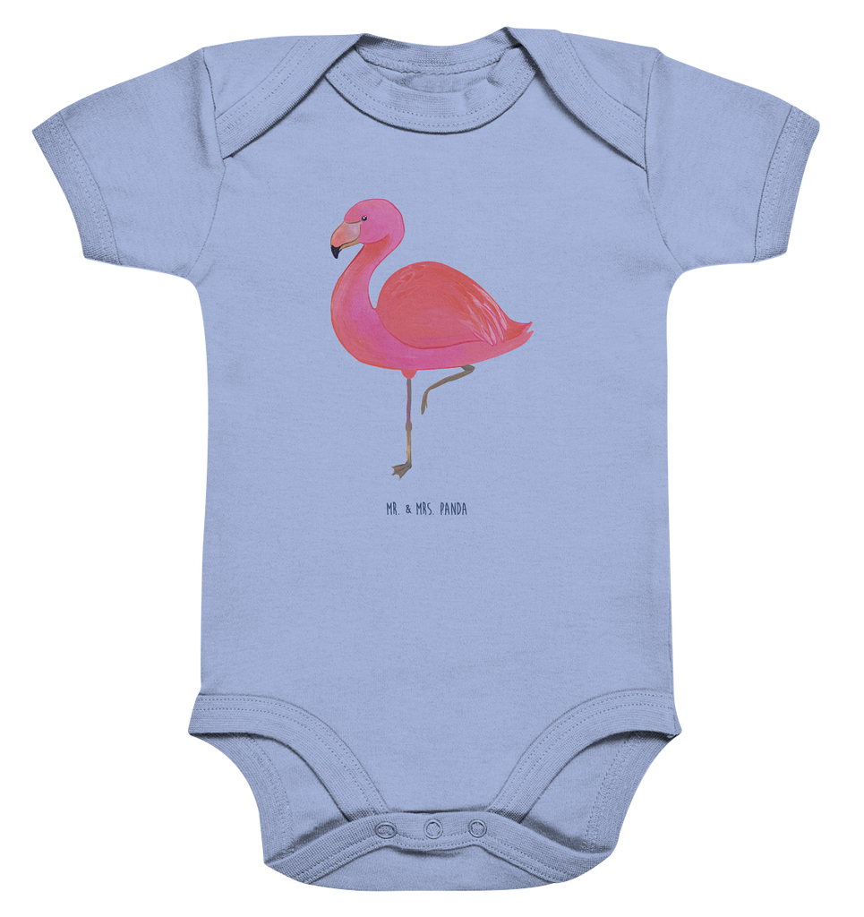 Organic Baby Body Flamingo classic Babykleidung, Babystrampler, Strampler, Wickelbody, Baby Erstausstattung, Junge, Mädchen, Flamingo, Einzigartig, Selbstliebe, Stolz, ich, für mich, Spruch, Freundin, Freundinnen, Außenseiter, Sohn, Tochter, Geschwister