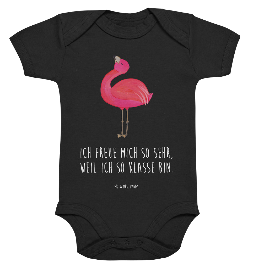 Organic Baby Body Flamingo stolz Babykleidung, Babystrampler, Strampler, Wickelbody, Baby Erstausstattung, Junge, Mädchen, Flamingo, stolz, Freude, Selbstliebe, Selbstakzeptanz, Freundin, beste Freundin, Tochter, Mama, Schwester