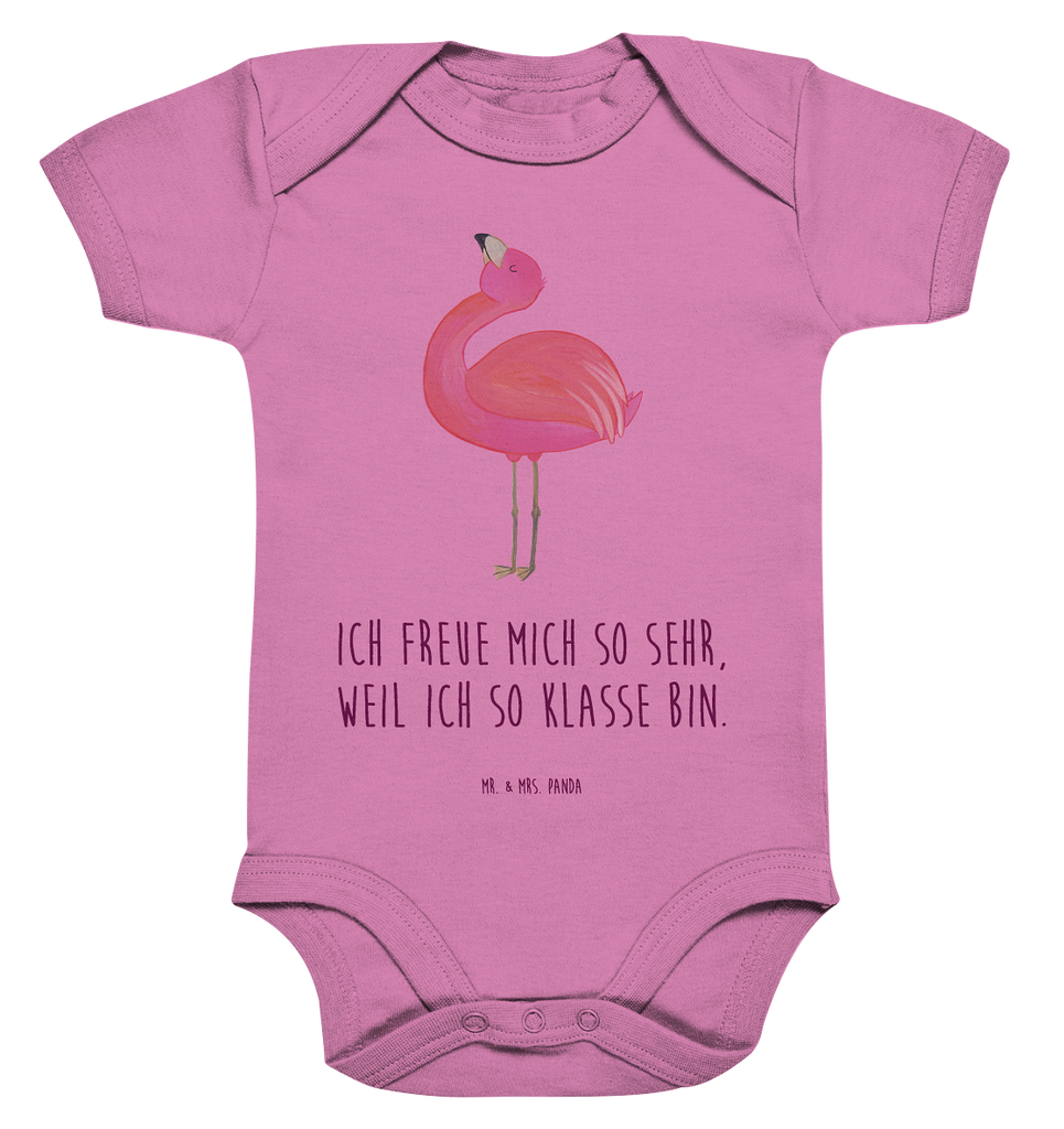 Organic Baby Body Flamingo stolz Babykleidung, Babystrampler, Strampler, Wickelbody, Baby Erstausstattung, Junge, Mädchen, Flamingo, stolz, Freude, Selbstliebe, Selbstakzeptanz, Freundin, beste Freundin, Tochter, Mama, Schwester