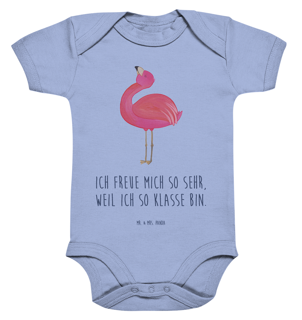 Organic Baby Body Flamingo stolz Babykleidung, Babystrampler, Strampler, Wickelbody, Baby Erstausstattung, Junge, Mädchen, Flamingo, stolz, Freude, Selbstliebe, Selbstakzeptanz, Freundin, beste Freundin, Tochter, Mama, Schwester