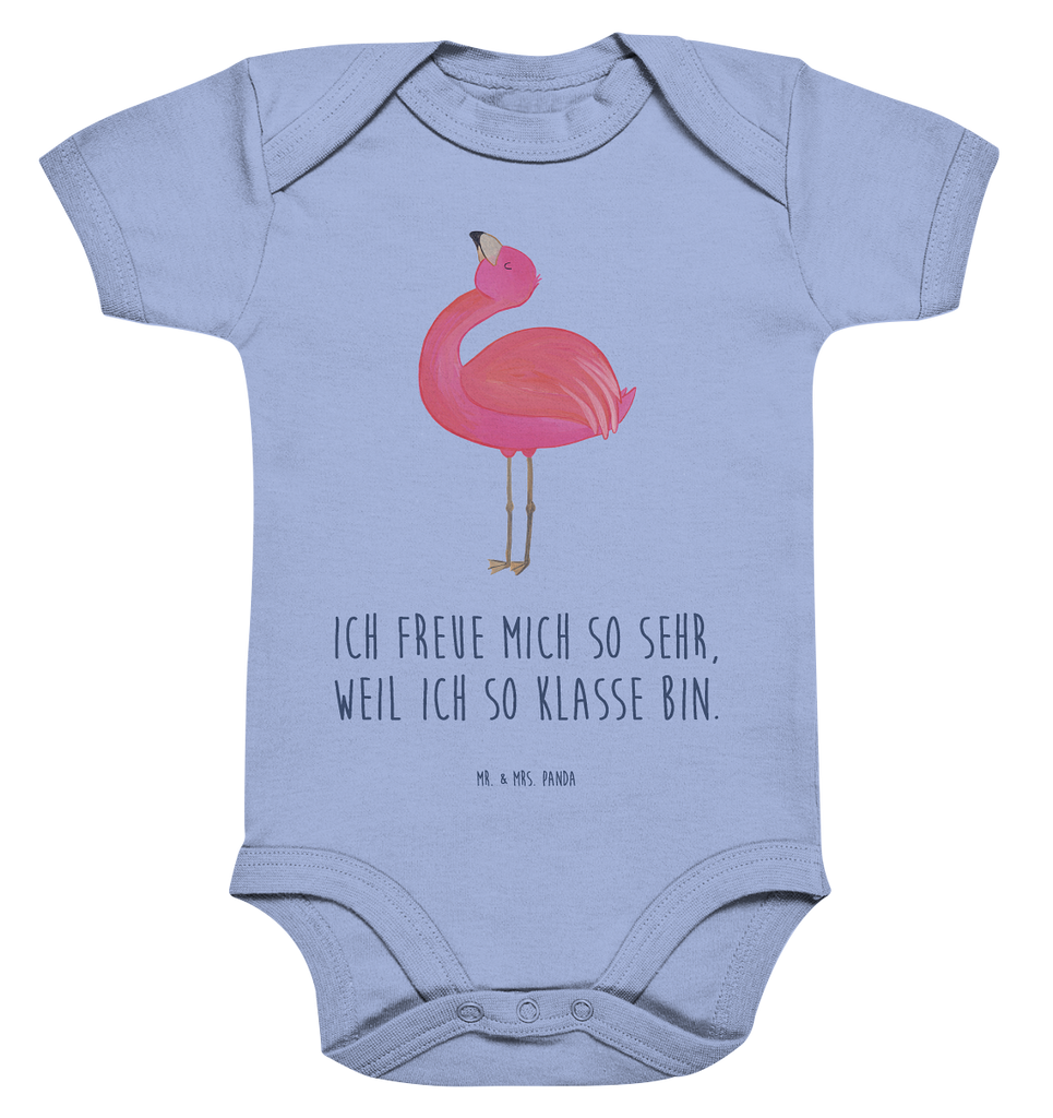 Organic Baby Body Flamingo stolz Babykleidung, Babystrampler, Strampler, Wickelbody, Baby Erstausstattung, Junge, Mädchen, Flamingo, stolz, Freude, Selbstliebe, Selbstakzeptanz, Freundin, beste Freundin, Tochter, Mama, Schwester