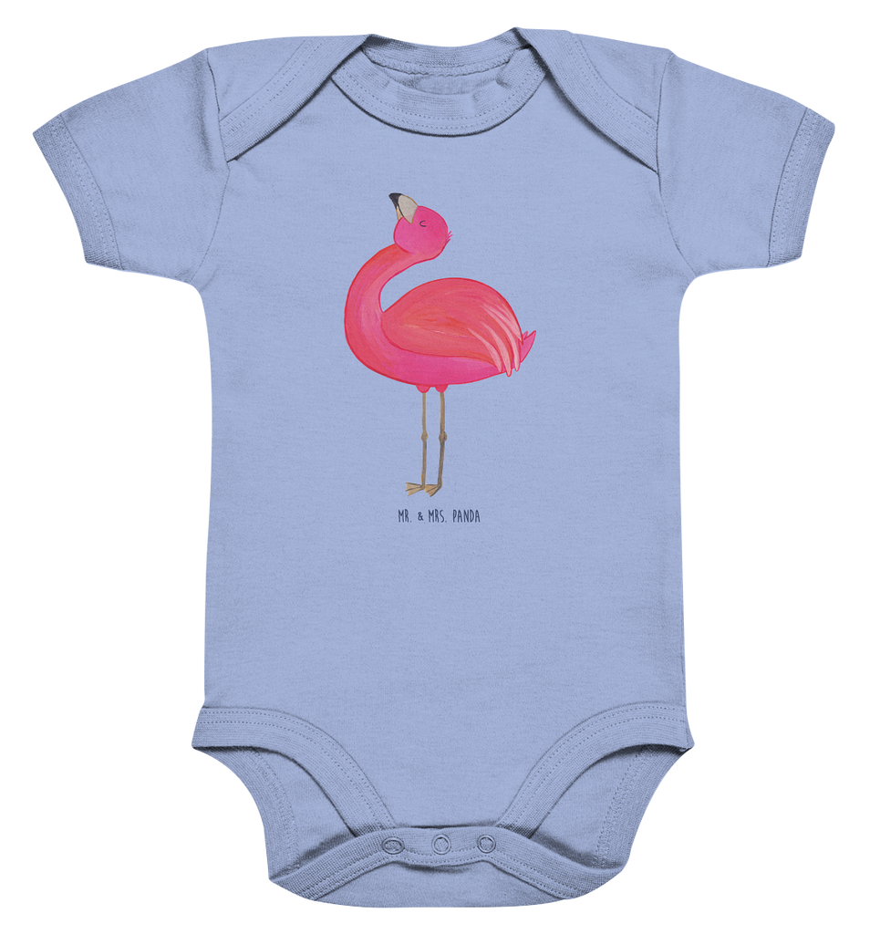 Organic Baby Body Flamingo stolz Babykleidung, Babystrampler, Strampler, Wickelbody, Baby Erstausstattung, Junge, Mädchen, Flamingo, stolz, Freude, Selbstliebe, Selbstakzeptanz, Freundin, beste Freundin, Tochter, Mama, Schwester