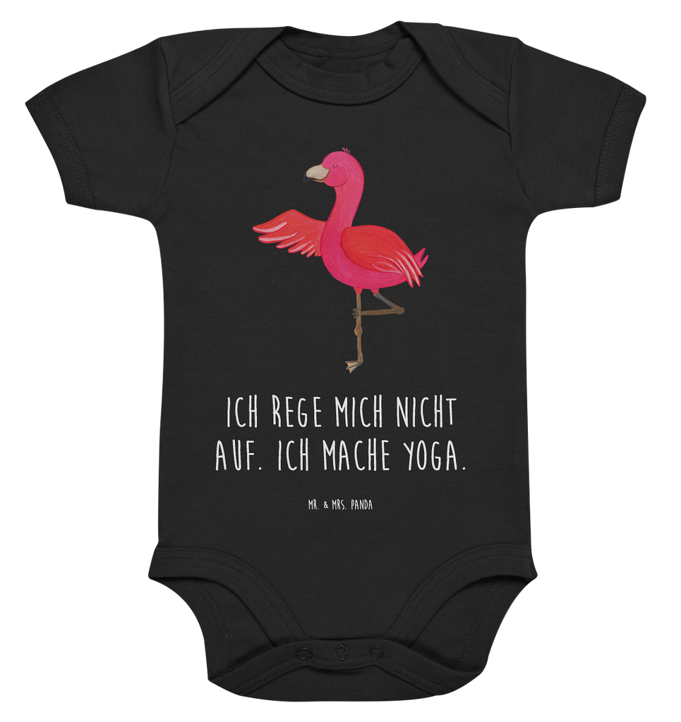 Organic Baby Body Flamingo Yoga Babykleidung, Babystrampler, Strampler, Wickelbody, Baby Erstausstattung, Junge, Mädchen, Flamingo, Vogel, Yoga, Namaste, Achtsamkeit, Yoga-Übung, Entspannung, Ärger, Aufregen, Tiefenentspannung