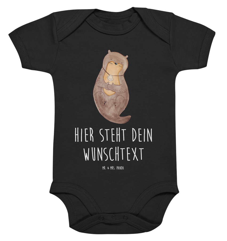 Personalisierter Baby Body Otter mit Muschelmedaillon Personalisierter Baby Body, Personalisierte Babykleidung, Personalisierter Babystrampler, Personalisierter Strampler, Personalisierter Wickelbody, Personalisierte Baby Erstausstattung, Junge, Mädchen, Otter, Fischotter, Seeotter, Otterliebe, grübeln, träumen, Motivation, Tagträumen, Büro