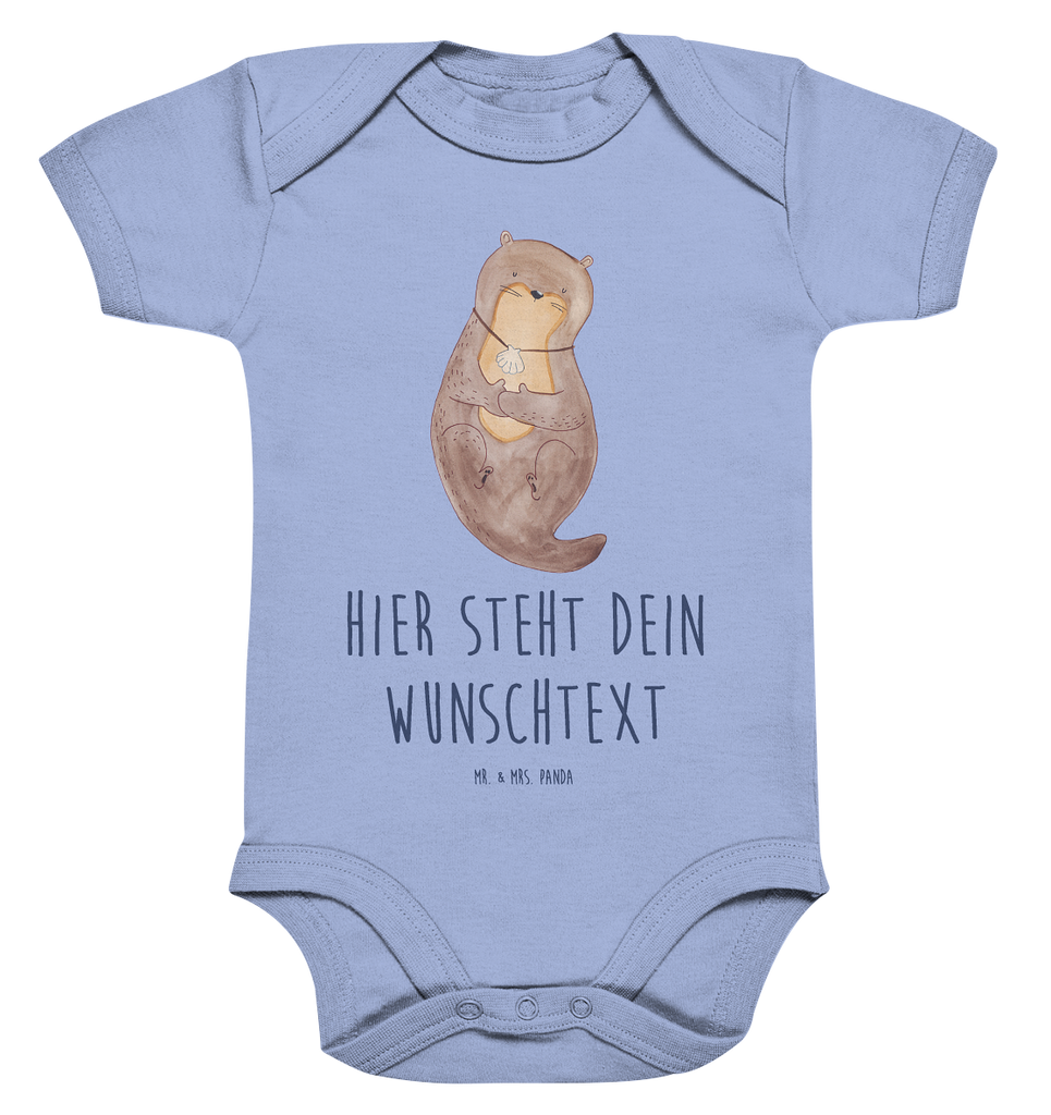 Personalisierter Baby Body Otter mit Muschelmedaillon Personalisierter Baby Body, Personalisierte Babykleidung, Personalisierter Babystrampler, Personalisierter Strampler, Personalisierter Wickelbody, Personalisierte Baby Erstausstattung, Junge, Mädchen, Otter, Fischotter, Seeotter, Otterliebe, grübeln, träumen, Motivation, Tagträumen, Büro