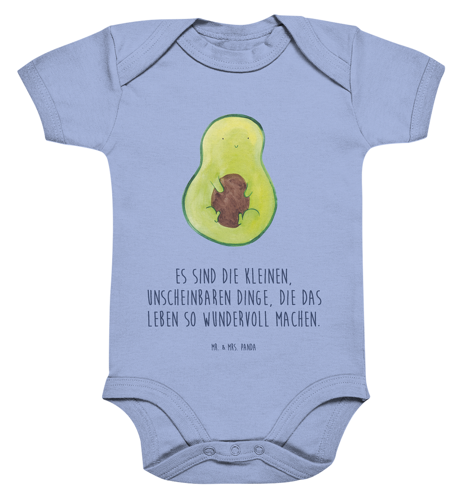 Organic Baby Body Avocado mit Kern Babykleidung, Babystrampler, Strampler, Wickelbody, Baby Erstausstattung, Junge, Mädchen, Avocado, Veggie, Vegan, Gesund, Avokado, Avocadokern, Kern, Pflanze, Spruch Leben