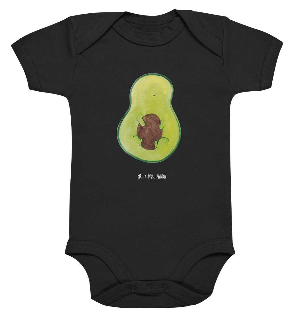 Organic Baby Body Avocado mit Kern Babykleidung, Babystrampler, Strampler, Wickelbody, Baby Erstausstattung, Junge, Mädchen, Avocado, Veggie, Vegan, Gesund, Avokado, Avocadokern, Kern, Pflanze, Spruch Leben