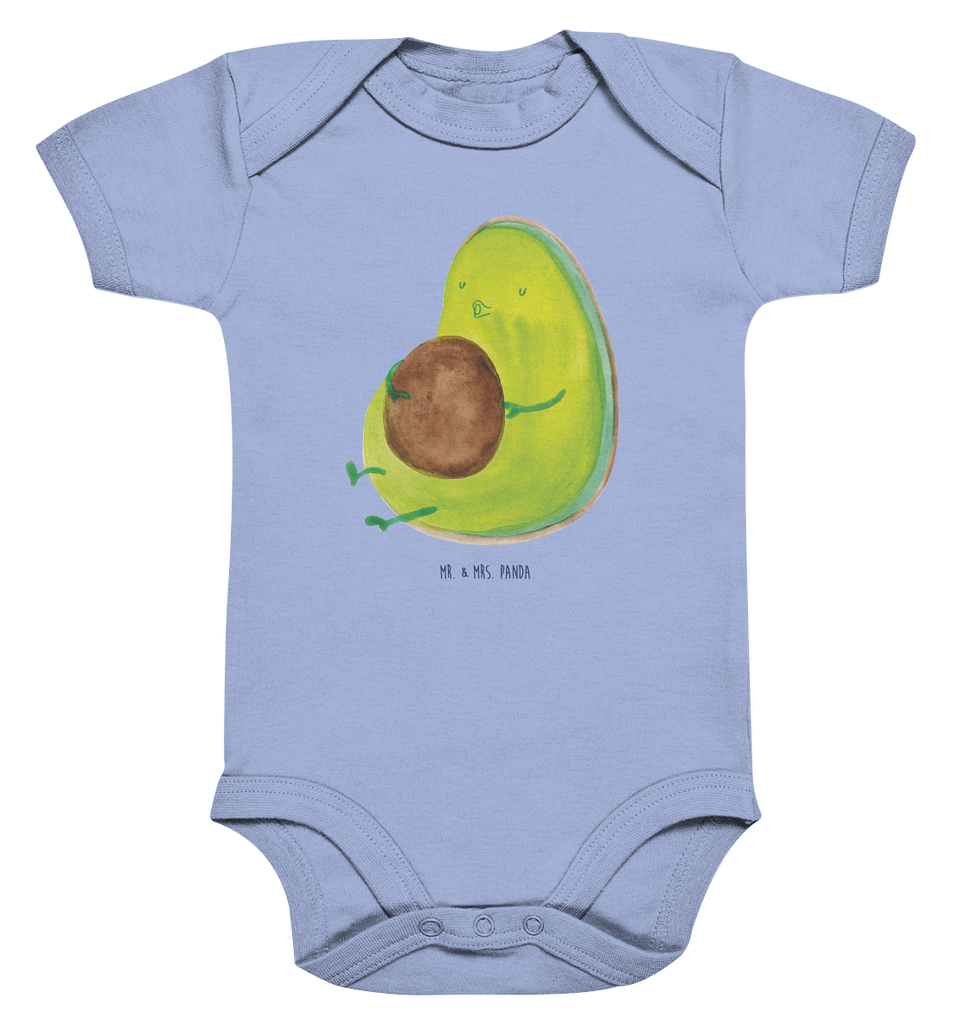 Organic Baby Body Avocado pfeift Babykleidung, Babystrampler, Strampler, Wickelbody, Baby Erstausstattung, Junge, Mädchen, Avocado, Veggie, Vegan, Gesund, Diät, Abnehmen, Ernährung, dick sein, Pummelfee