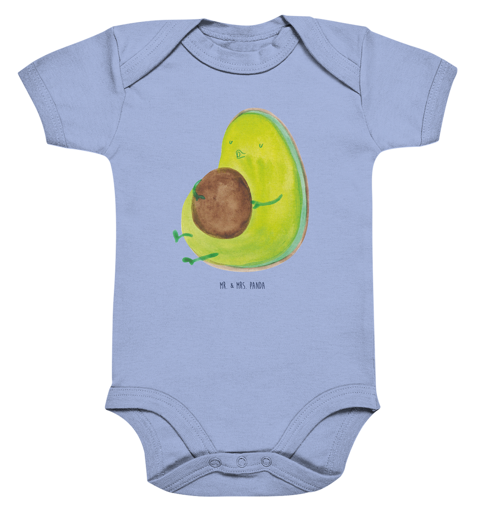 Organic Baby Body Avocado pfeift Babykleidung, Babystrampler, Strampler, Wickelbody, Baby Erstausstattung, Junge, Mädchen, Avocado, Veggie, Vegan, Gesund, Diät, Abnehmen, Ernährung, dick sein, Pummelfee