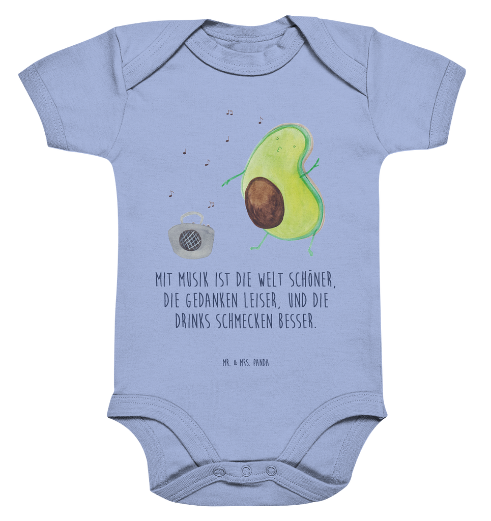 Organic Baby Body Avocado tanzt Babykleidung, Babystrampler, Strampler, Wickelbody, Baby Erstausstattung, Junge, Mädchen, Avocado, Veggie, Vegan, Gesund