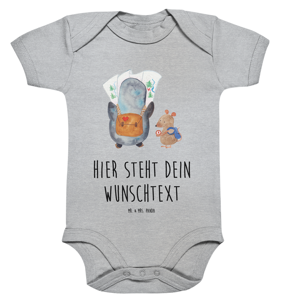 Personalisierter Baby Body Pinguin & Maus Wanderer Personalisierter Baby Body, Personalisierte Babykleidung, Personalisierter Babystrampler, Personalisierter Strampler, Personalisierter Wickelbody, Personalisierte Baby Erstausstattung, Junge, Mädchen, Pinguin, Pinguine, Abenteurer, Abenteuer, Roadtrip, Ausflug, Wanderlust, wandern