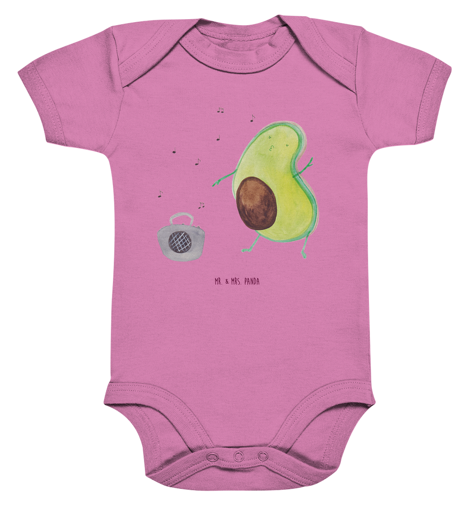 Organic Baby Body Avocado tanzt Babykleidung, Babystrampler, Strampler, Wickelbody, Baby Erstausstattung, Junge, Mädchen, Avocado, Veggie, Vegan, Gesund