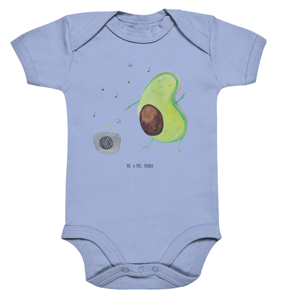 Organic Baby Body Avocado tanzt Babykleidung, Babystrampler, Strampler, Wickelbody, Baby Erstausstattung, Junge, Mädchen, Avocado, Veggie, Vegan, Gesund