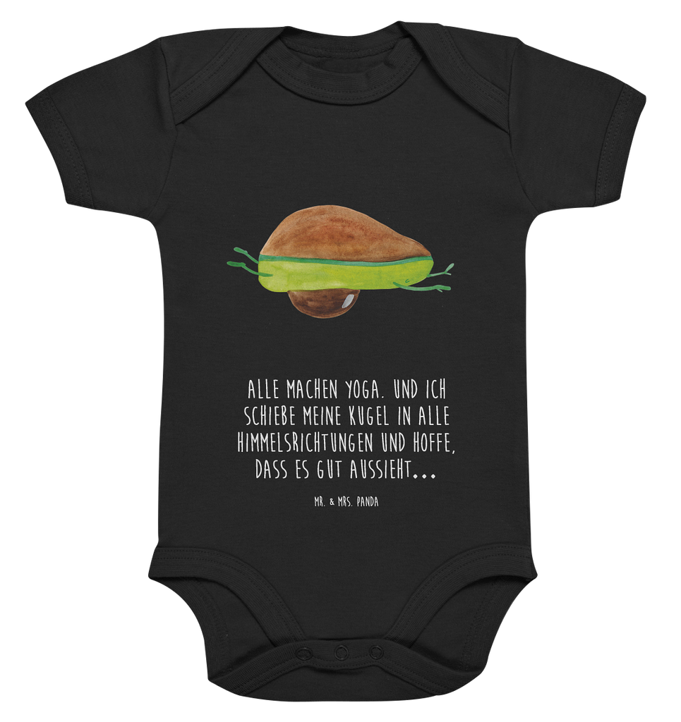 Organic Baby Body Avocado Yoga Babykleidung, Babystrampler, Strampler, Wickelbody, Baby Erstausstattung, Junge, Mädchen, Avocado, Veggie, Vegan, Gesund, Avocado Yoga Vegan