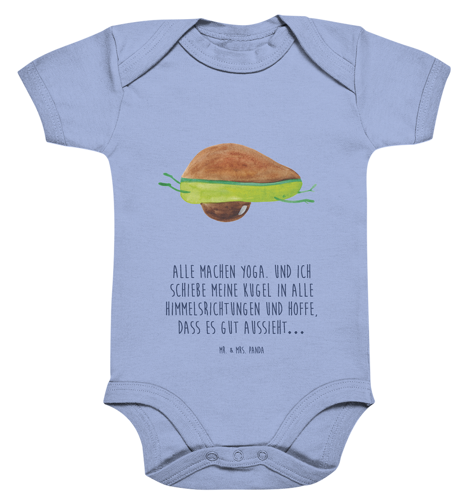 Organic Baby Body Avocado Yoga Babykleidung, Babystrampler, Strampler, Wickelbody, Baby Erstausstattung, Junge, Mädchen, Avocado, Veggie, Vegan, Gesund, Avocado Yoga Vegan