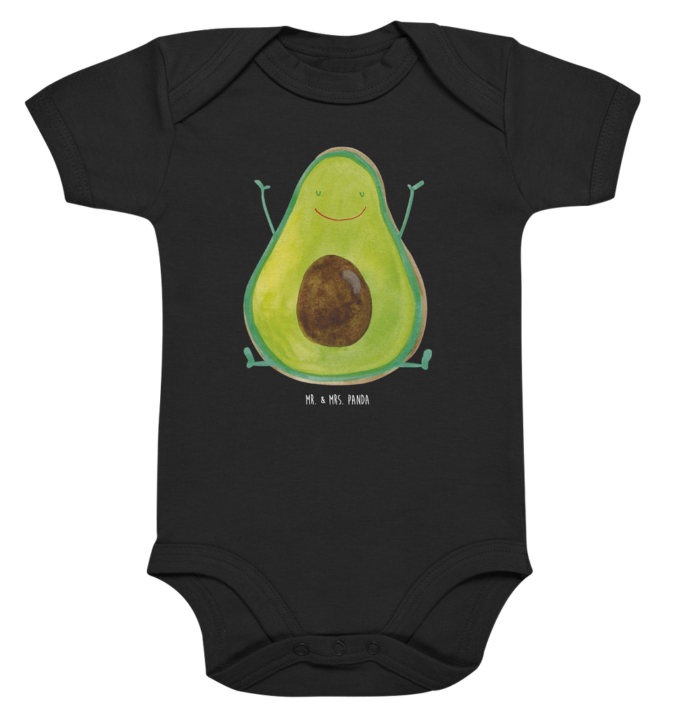 Organic Baby Body Avocado Happy Babykleidung, Babystrampler, Strampler, Wickelbody, Baby Erstausstattung, Junge, Mädchen, Avocado, Veggie, Vegan, Gesund, Chaos