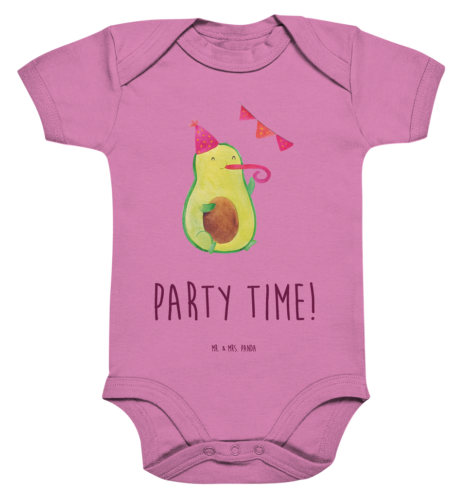 Organic Baby Body Avocado Party Time Babykleidung, Babystrampler, Strampler, Wickelbody, Baby Erstausstattung, Junge, Mädchen, Avocado, Veggie, Vegan, Gesund