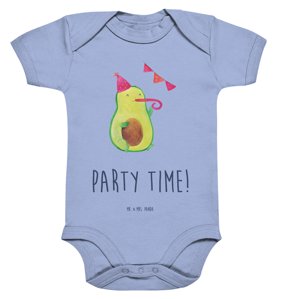 Organic Baby Body Avocado Party Time Babykleidung, Babystrampler, Strampler, Wickelbody, Baby Erstausstattung, Junge, Mädchen, Avocado, Veggie, Vegan, Gesund