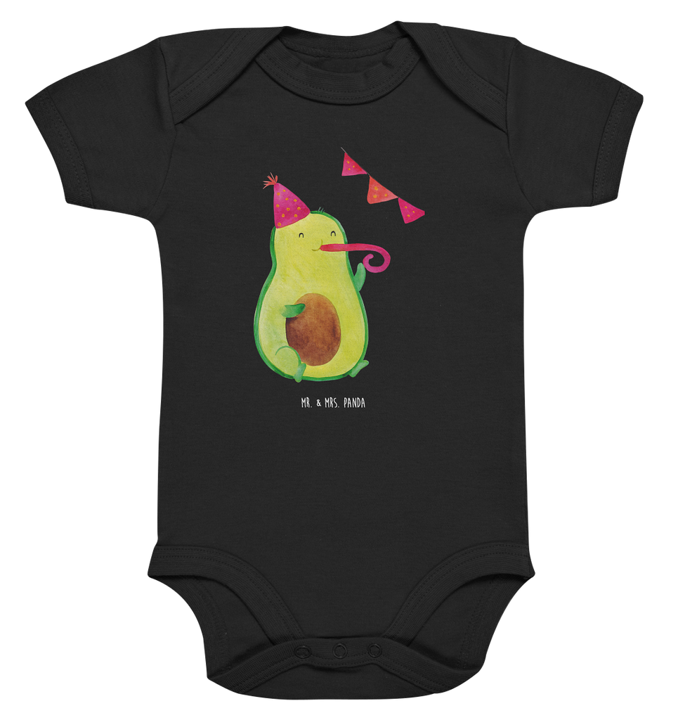 Organic Baby Body Avocado Party Time Babykleidung, Babystrampler, Strampler, Wickelbody, Baby Erstausstattung, Junge, Mädchen, Avocado, Veggie, Vegan, Gesund