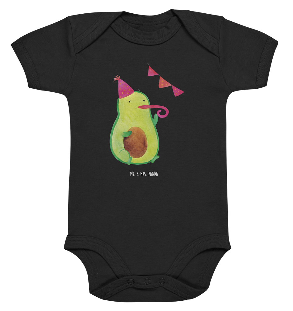 Organic Baby Body Avocado Party Time Babykleidung, Babystrampler, Strampler, Wickelbody, Baby Erstausstattung, Junge, Mädchen, Avocado, Veggie, Vegan, Gesund