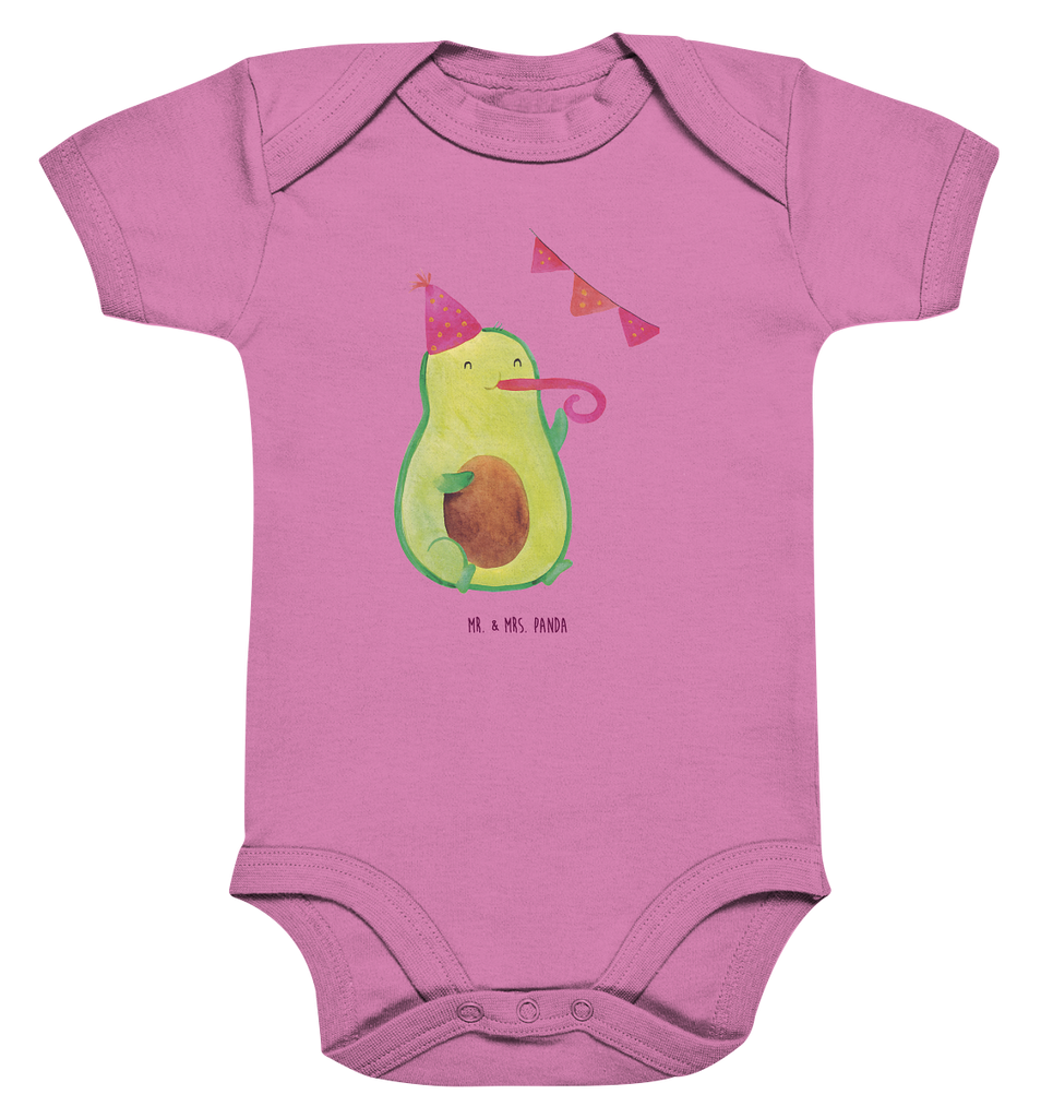Organic Baby Body Avocado Party Time Babykleidung, Babystrampler, Strampler, Wickelbody, Baby Erstausstattung, Junge, Mädchen, Avocado, Veggie, Vegan, Gesund