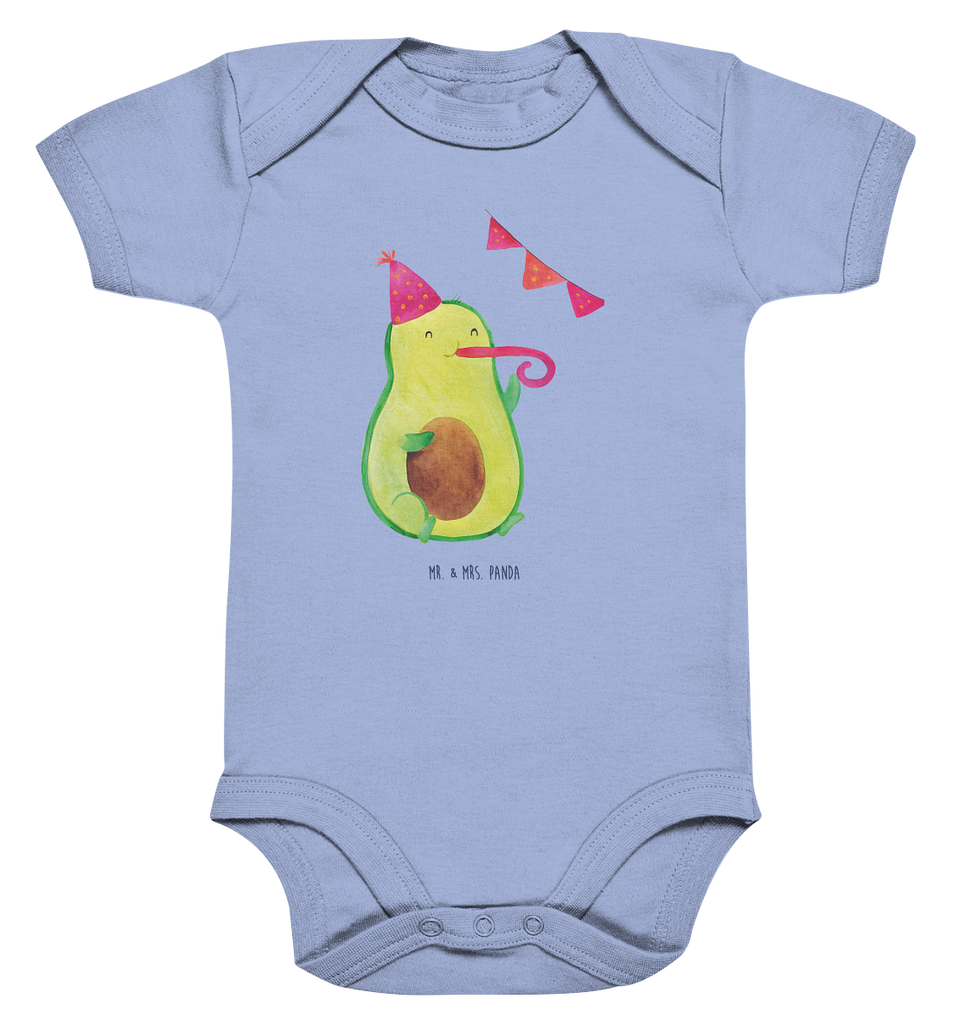 Organic Baby Body Avocado Party Time Babykleidung, Babystrampler, Strampler, Wickelbody, Baby Erstausstattung, Junge, Mädchen, Avocado, Veggie, Vegan, Gesund