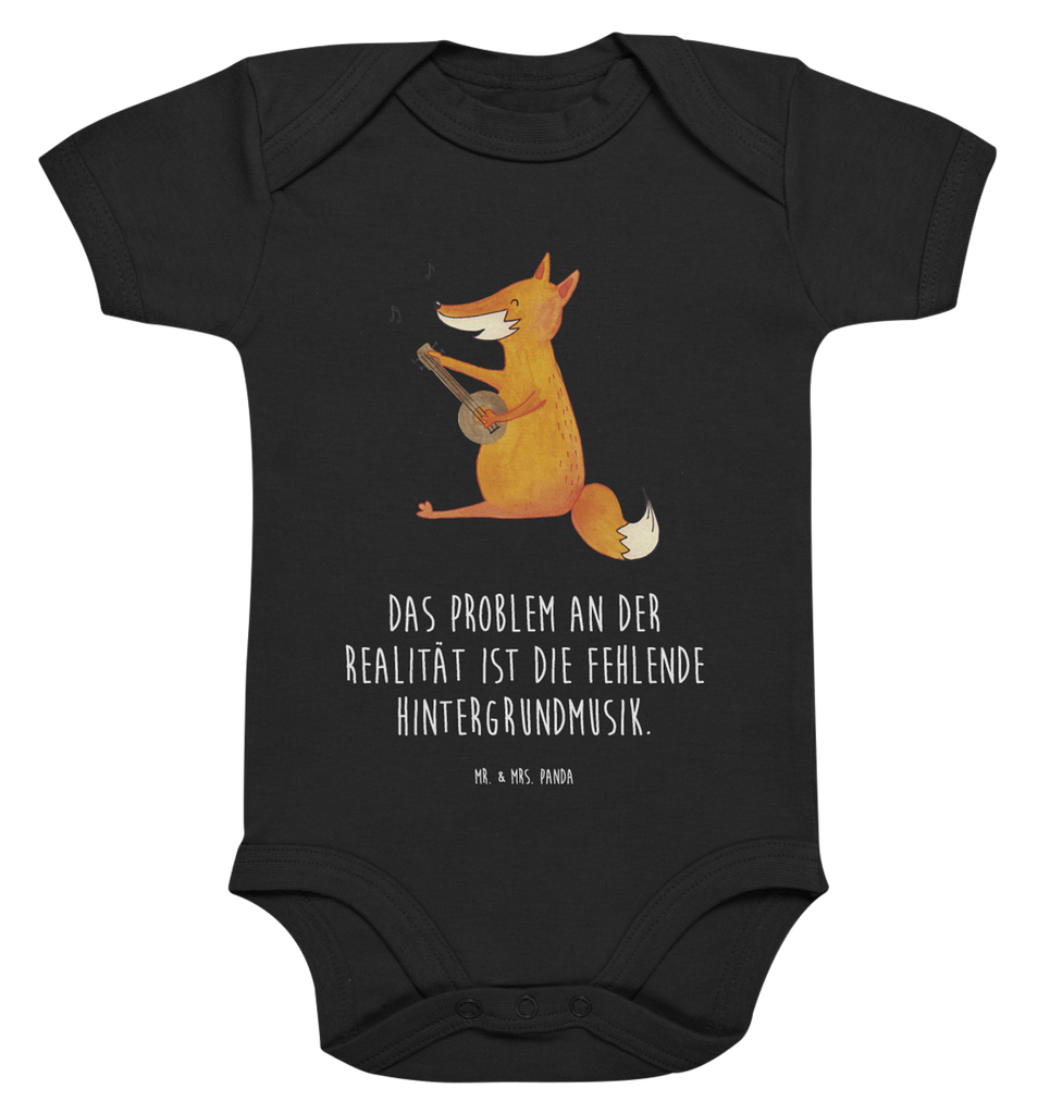 Organic Baby Body Fuchs Gitarre Babykleidung, Babystrampler, Strampler, Wickelbody, Baby Erstausstattung, Junge, Mädchen, Fuchs, Füchse, Geschenk Musiker, Musik Spruch, Musikerin, Sänger, Sängerin, Gitarre