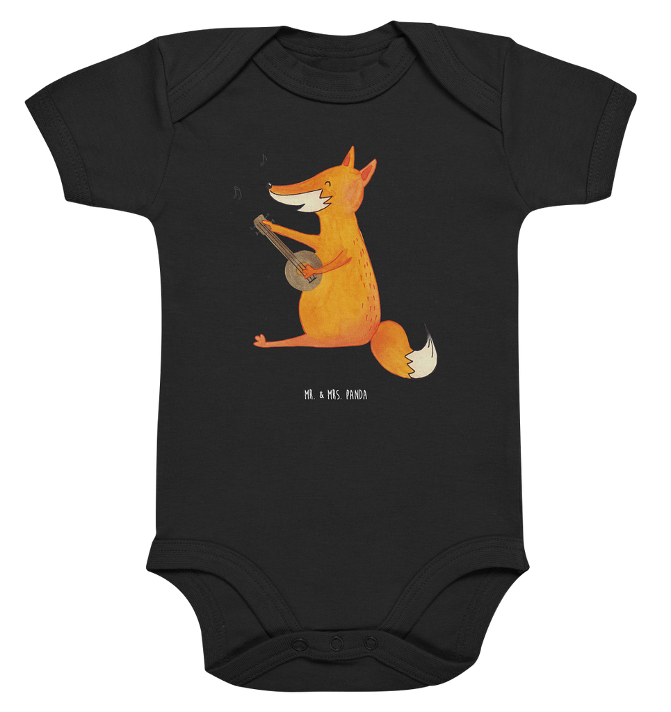 Organic Baby Body Fuchs Gitarre Babykleidung, Babystrampler, Strampler, Wickelbody, Baby Erstausstattung, Junge, Mädchen, Fuchs, Füchse, Geschenk Musiker, Musik Spruch, Musikerin, Sänger, Sängerin, Gitarre