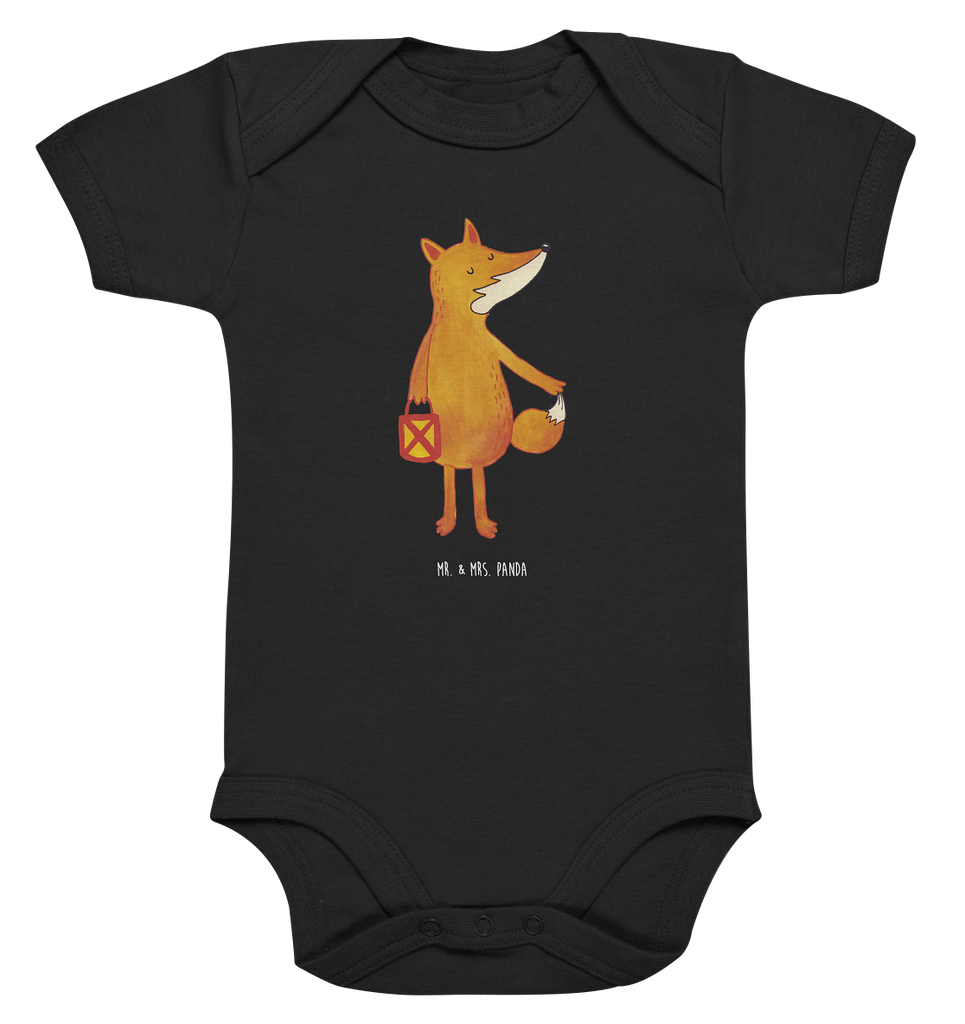 Organic Baby Body Fuchs Laterne Babykleidung, Babystrampler, Strampler, Wickelbody, Baby Erstausstattung, Junge, Mädchen, Fuchs, Füchse, Spruch trösten, Liebeskummer Spruch, Laterne, Sankt Martin, Laternenumzug, Aufmuntern, Cäsar Otto Hugo Flaischlen