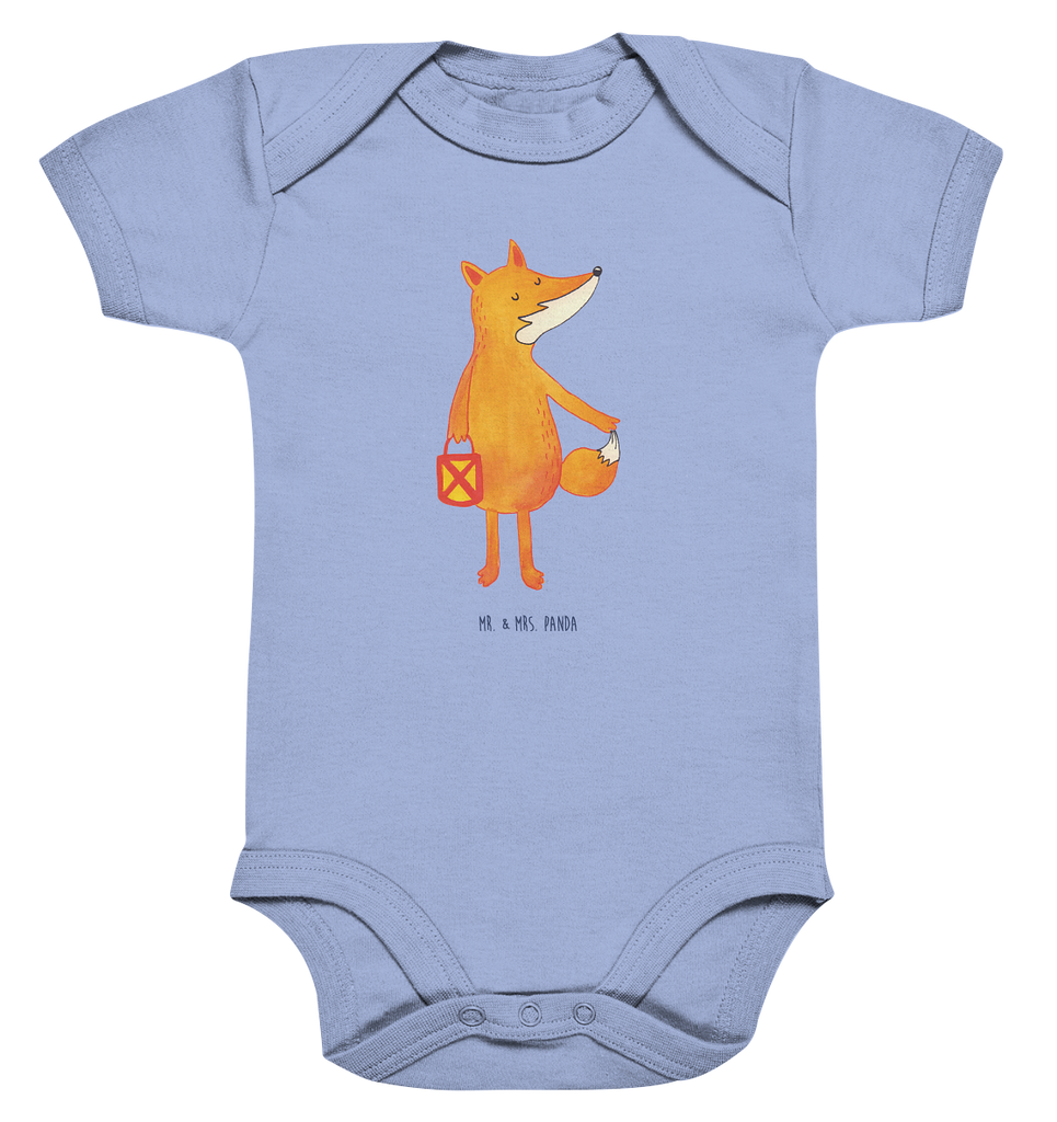Organic Baby Body Fuchs Laterne Babykleidung, Babystrampler, Strampler, Wickelbody, Baby Erstausstattung, Junge, Mädchen, Fuchs, Füchse, Spruch trösten, Liebeskummer Spruch, Laterne, Sankt Martin, Laternenumzug, Aufmuntern, Cäsar Otto Hugo Flaischlen
