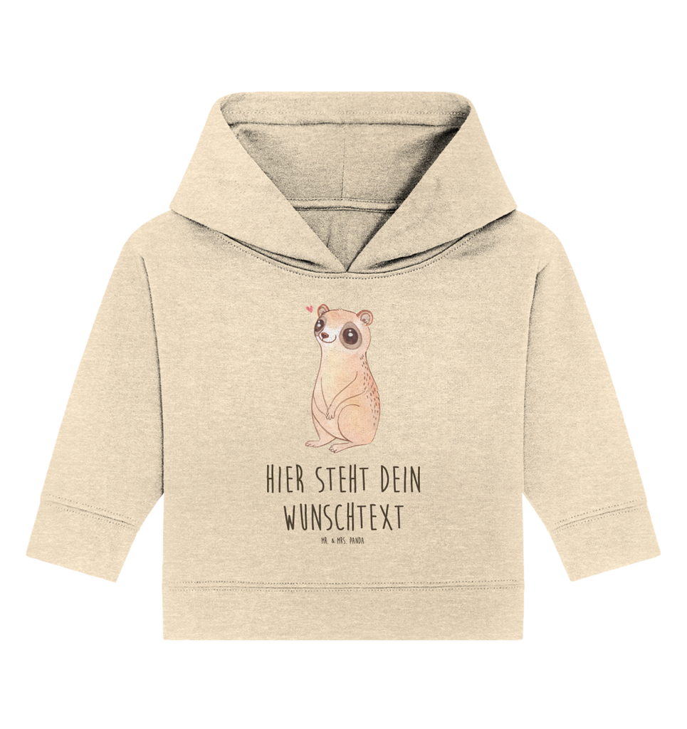 Personalisierter Baby Hoodie Plumplori Glücklich Personalisierter Baby Hoodie, Baby Hoodie mit Namen, Babyhoodie Wunschtext, Tiermotive, Gute Laune, lustige Sprüche, Tiere, Plumplori, Niedlich, Glück