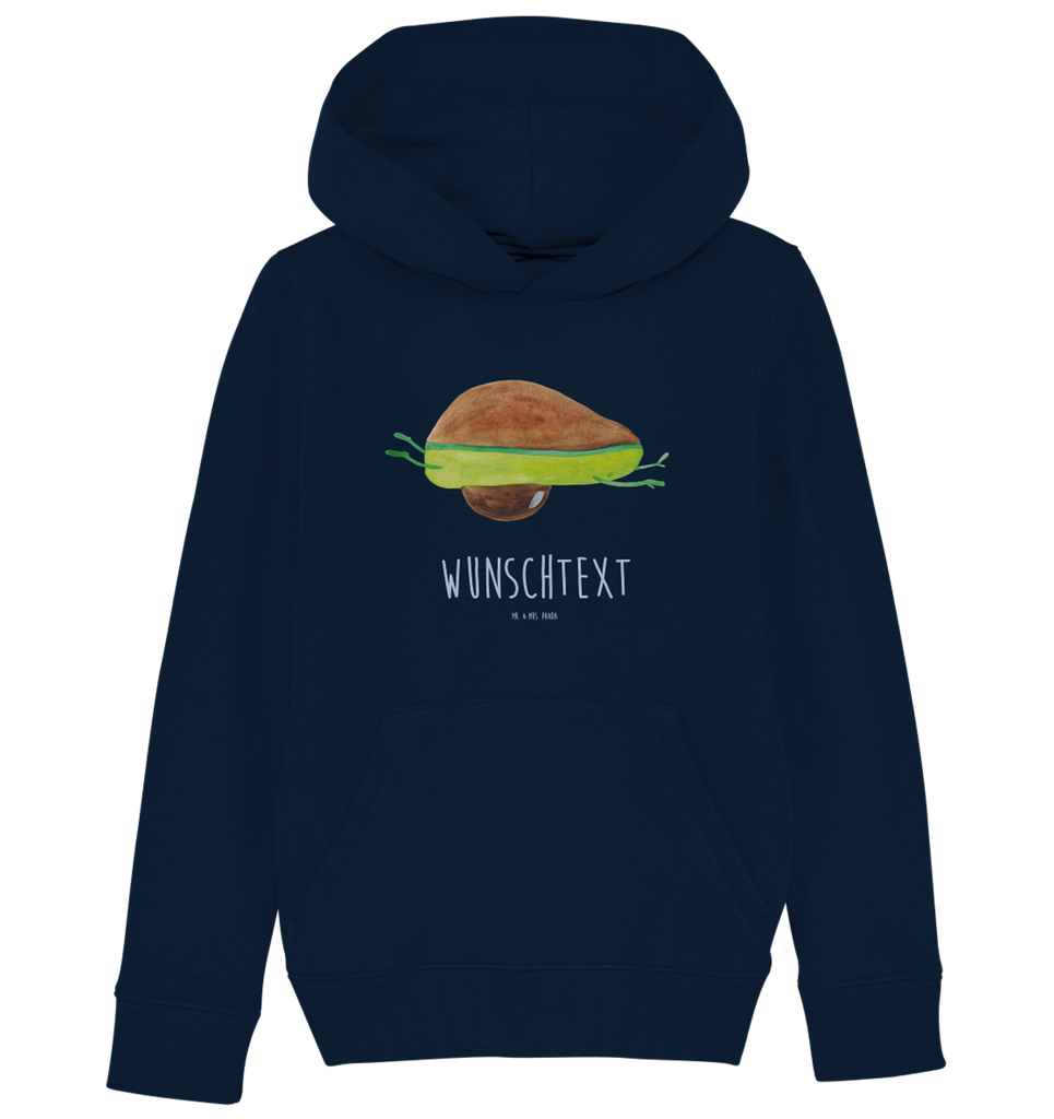 Personalisierter Kinder Hoodie Avocado Yoga