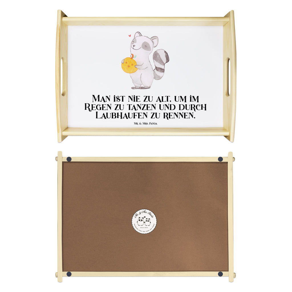 Serviertablett Waschbär Kürbis Tablett, Holztablett, Küchentablett, Dekotablett, Frühstückstablett, Halloween, Deko, Martinssingen, Dekoration, Geschenke, Schenken, Halloween Deko, Trick or Treat, Süßes sonst gibt's saures, Waschbär, Kürbis