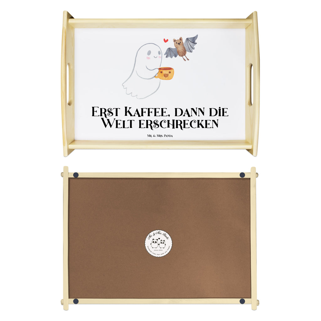 Serviertablett Gespenst Kaffee Tablett, Holztablett, Küchentablett, Dekotablett, Frühstückstablett, Halloween, Deko, Martinssingen, Dekoration, Geschenke, Schenken, Gespenst, Kaffee