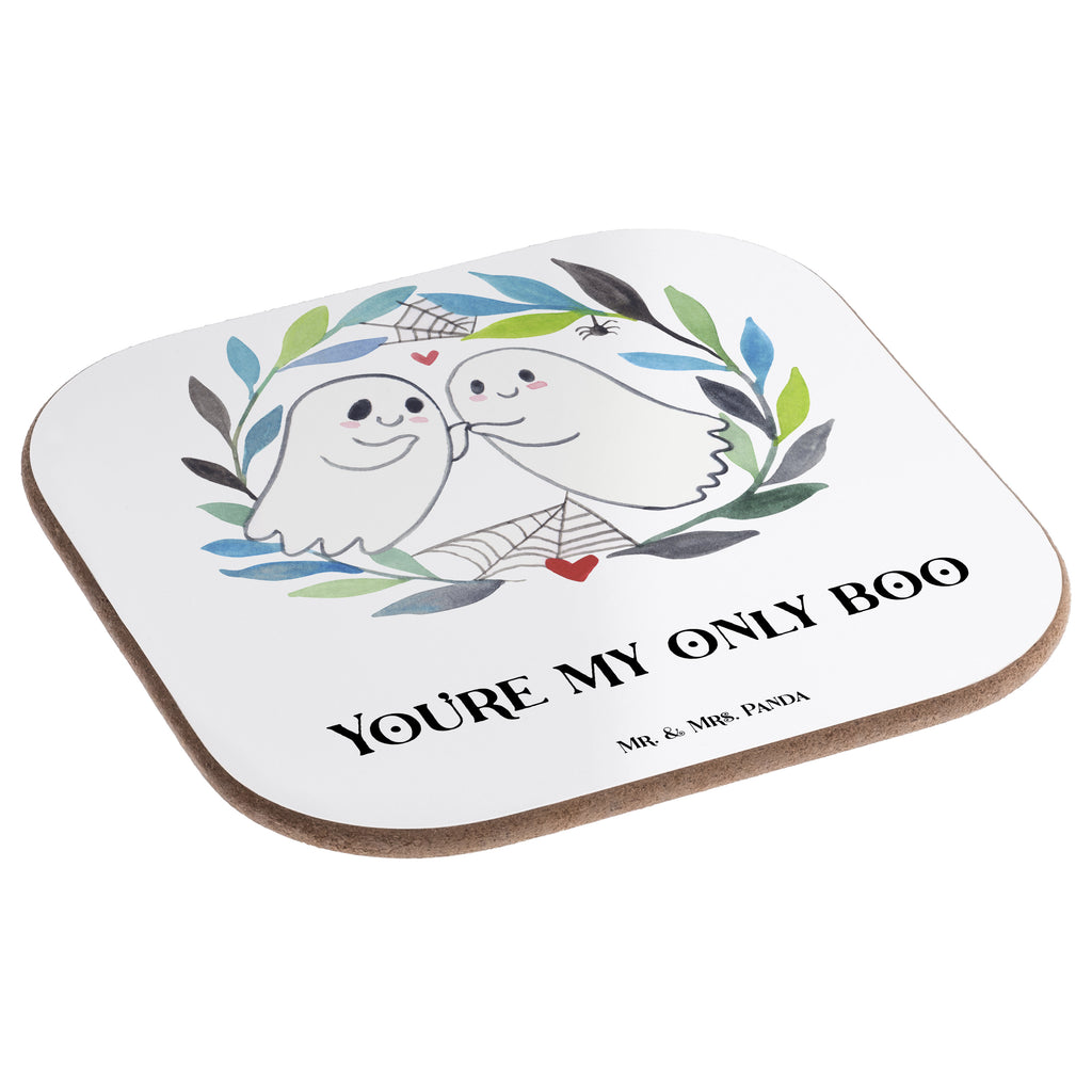 Quadratische Untersetzer Gespenster  Liebe Bierdeckel, Glasuntersetzer, Untersetzer Gläser, Getränkeuntersetzer, Halloween, Deko, Martinssingen, Dekoration, Geschenke, Schenken, Gespenst, Paar, Verliebt