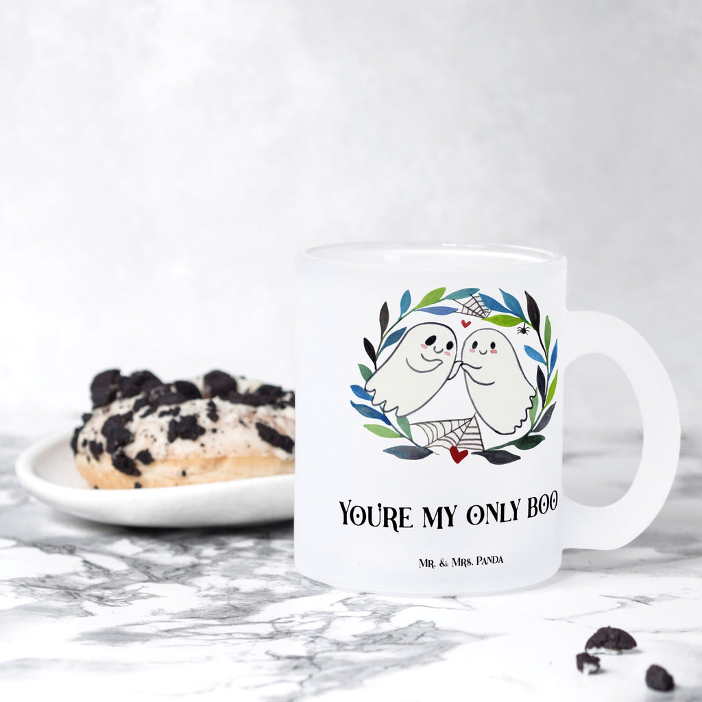 Teetasse Gespenster  Liebe Teetasse, Teeglas, Teebecher, Tasse mit Henkel, Tasse, Glas Teetasse, Teetasse aus Glas, Halloween, Deko, Martinssingen, Dekoration, Geschenke, Schenken, Gespenst, Paar, Verliebt