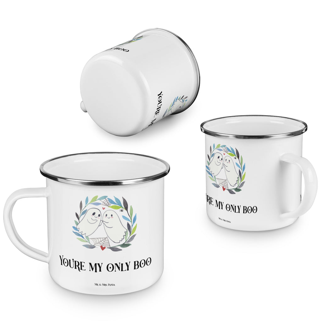 Camping Emaille Tasse Gespenster  Liebe Campingtasse, Trinkbecher, Metalltasse, Outdoor Tasse, Emaille Trinkbecher, Blechtasse Outdoor, Emaille Campingbecher, Edelstahl Trinkbecher, Metalltasse für Camping, Kaffee Blechtasse, Camping Tasse Metall, Halloween, Deko, Martinssingen, Dekoration, Geschenke, Schenken, Gespenst, Paar, Verliebt