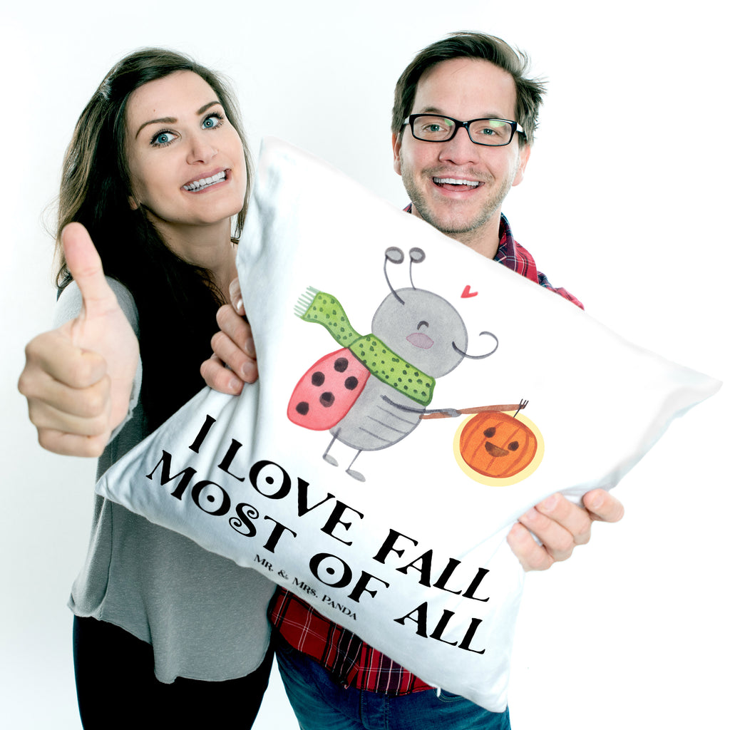 40x40 Kissen Smörle Laterne Kissenhülle, Kopfkissen, Sofakissen, Dekokissen, Motivkissen, Halloween, Deko, Martinssingen, Dekoration, Geschenke, Schenken, Laterne, Herbst, Smörle, Marienkäfer