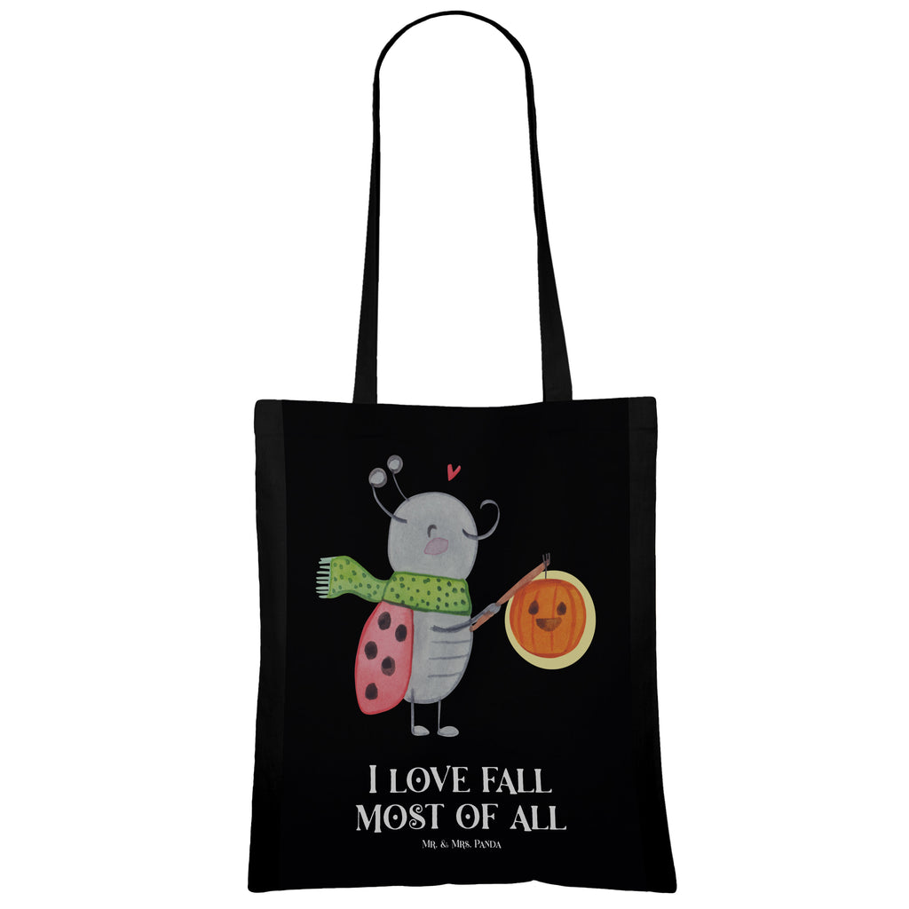 Tragetasche Smörle Laterne Beuteltasche, Beutel, Einkaufstasche, Jutebeutel, Stoffbeutel, Halloween, Deko, Martinssingen, Dekoration, Geschenke, Schenken, Laterne, Herbst, Smörle, Marienkäfer