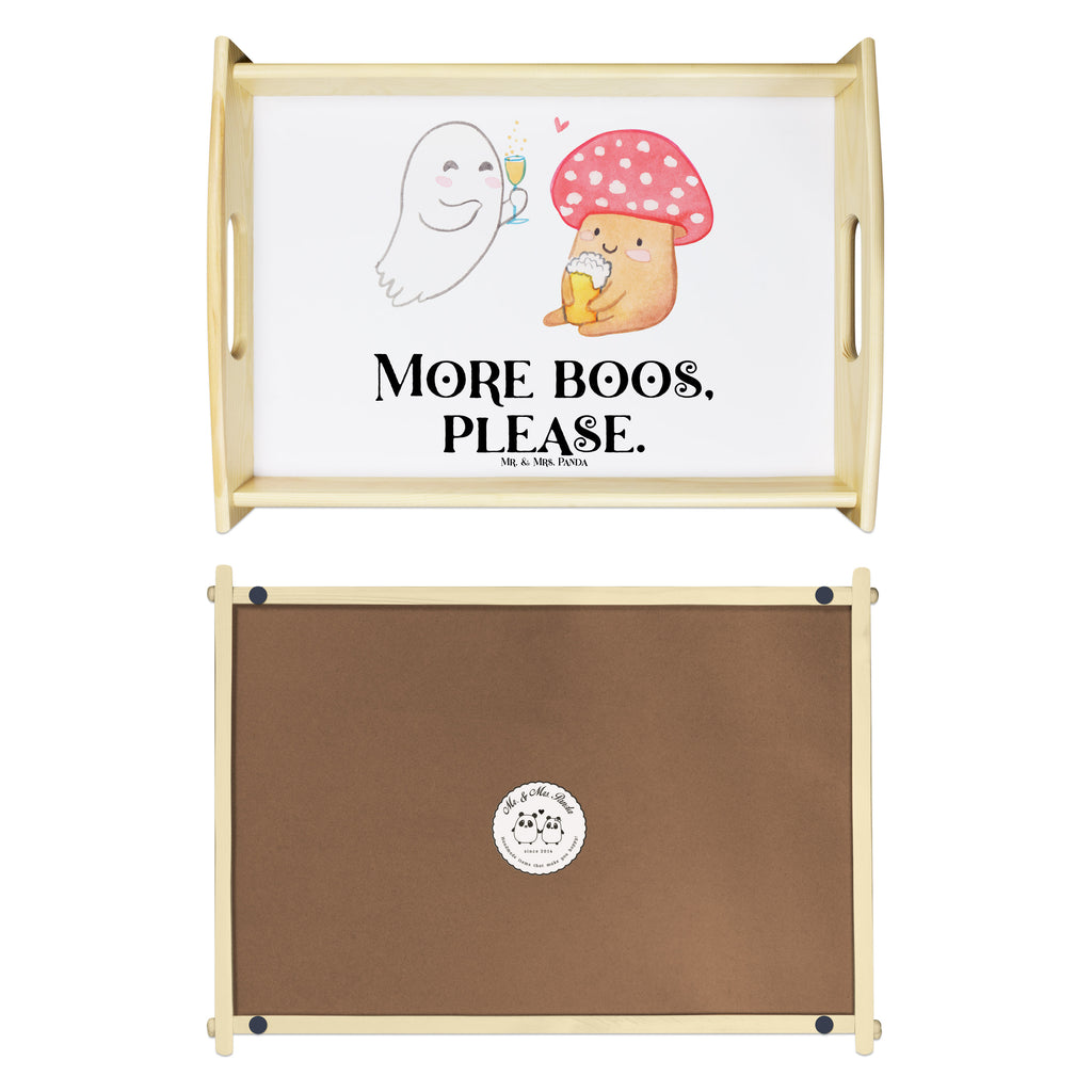Serviertablett Gespenst  Prost Tablett, Holztablett, Küchentablett, Dekotablett, Frühstückstablett, Halloween, Deko, Martinssingen, Dekoration, Geschenke, Schenken, Gespenst, Fliegenpilz, Pils, Sekt, Bier