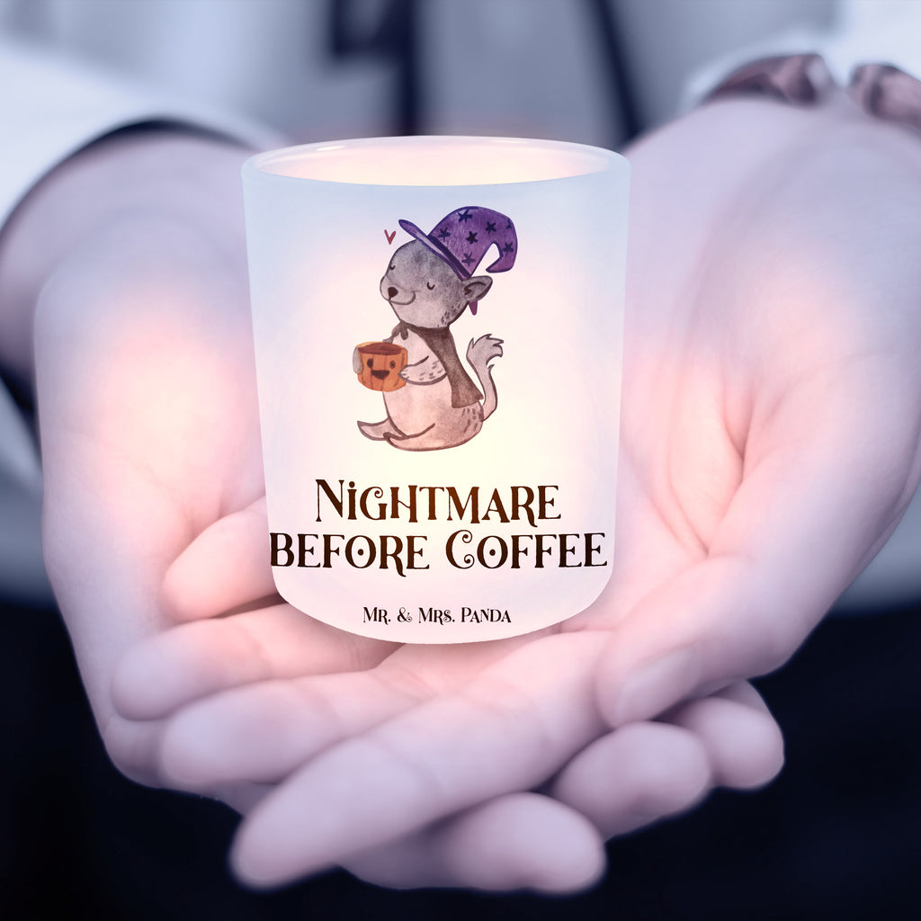 Windlicht Kater Kaffee Windlicht Glas, Teelichtglas, Teelichthalter, Teelichter, Kerzenglas, Windlicht Kerze, Kerzenlicht, Halloween, Deko, Martinssingen, Dekoration, Geschenke, Schenken, Hexe, Kater, Kaffee, Magie