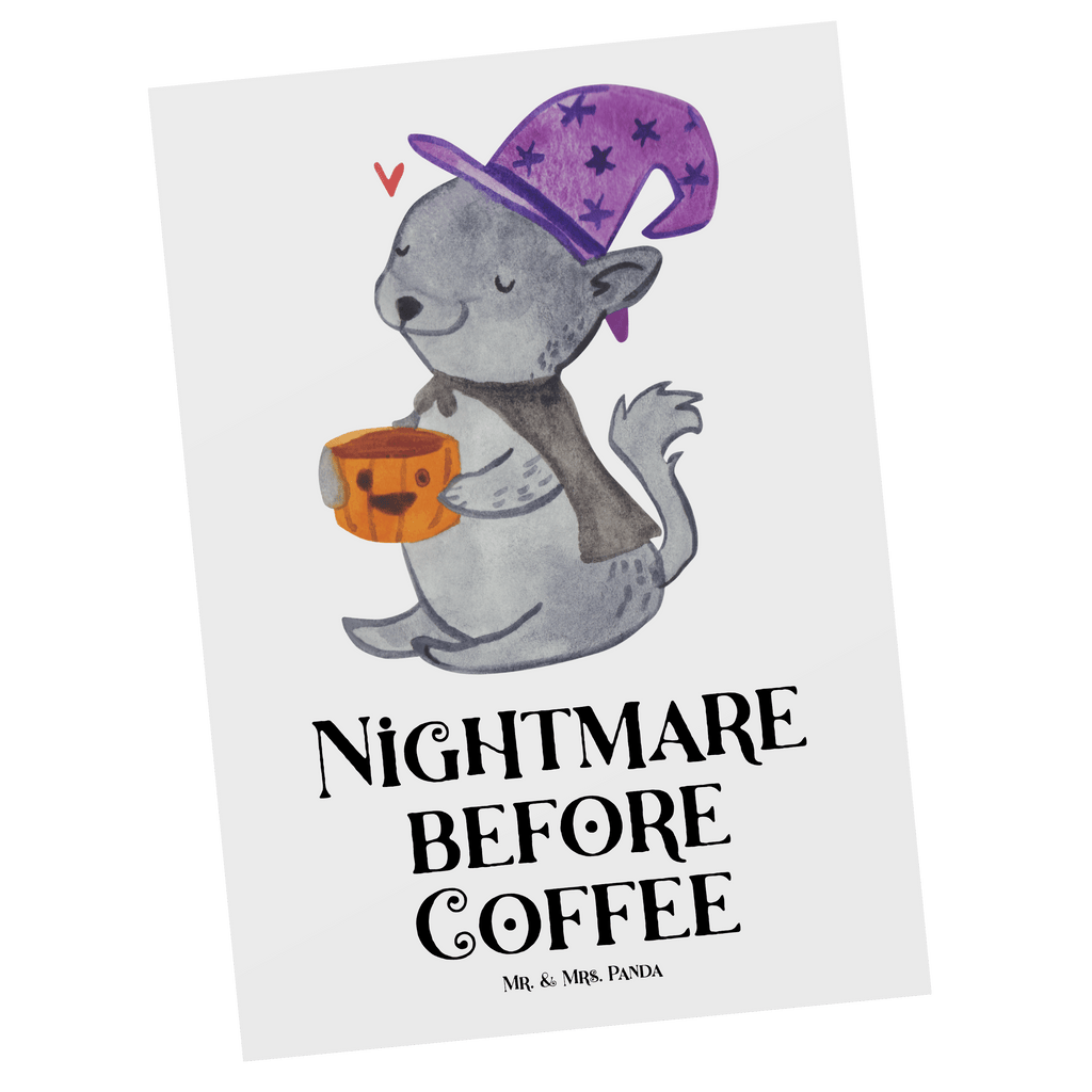 Postkarte Kater Kaffee