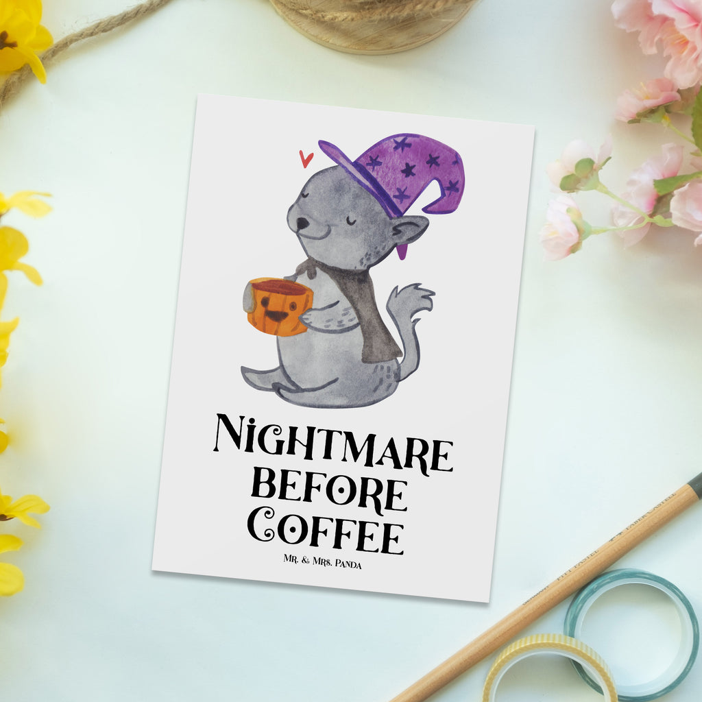 Postkarte Kater Kaffee